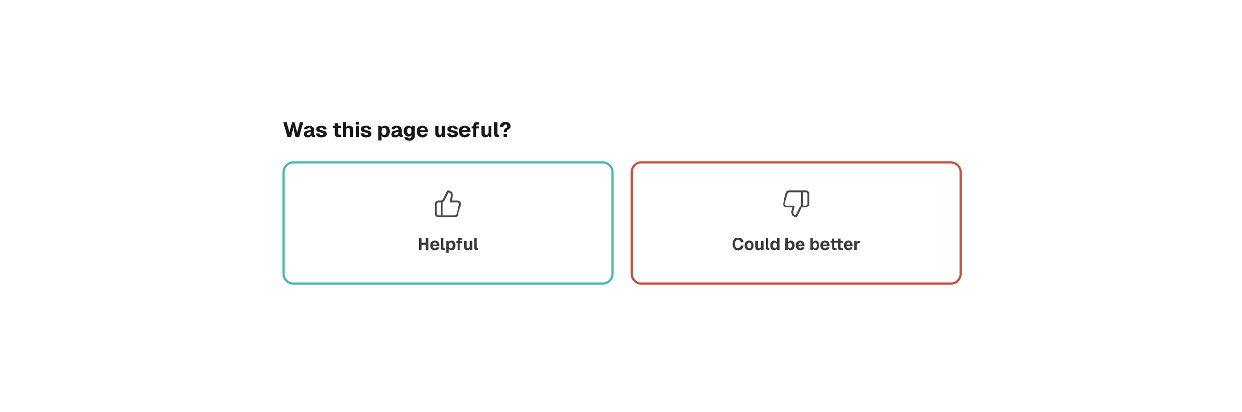 Add a "Was This Page Helpful?" Feedback Widget