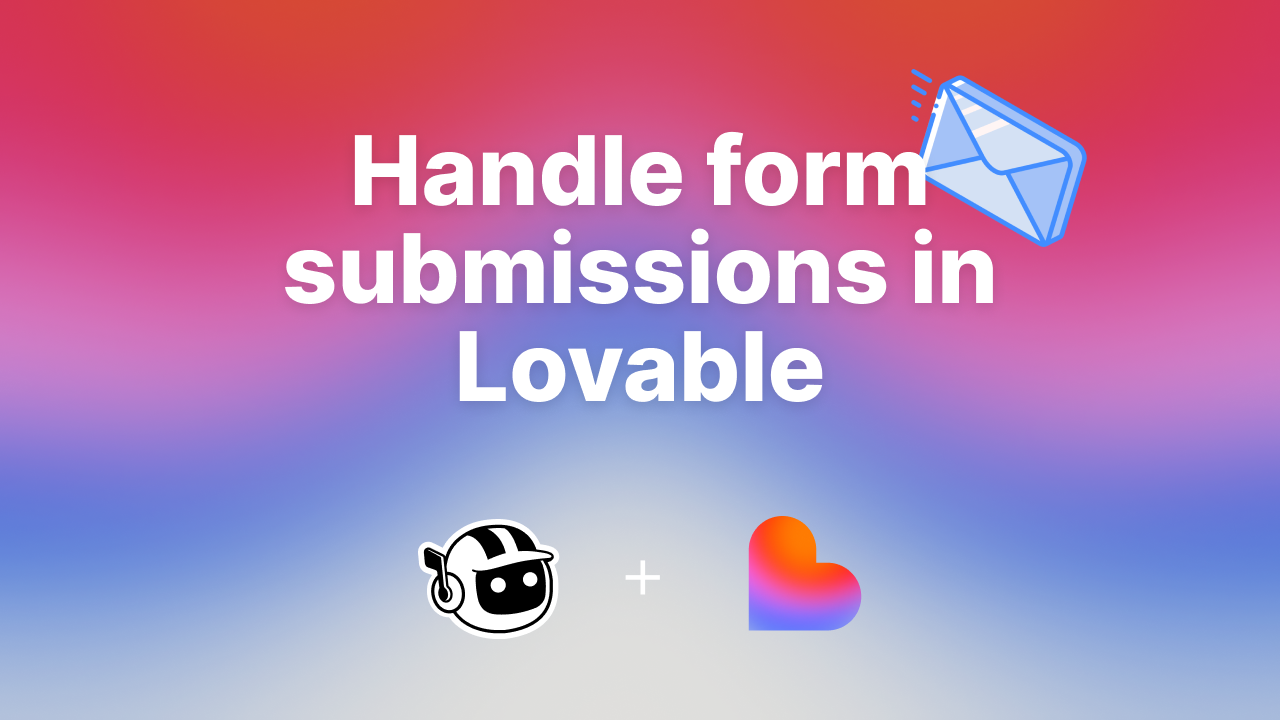 How to add forms to your Lovable app with Forminit
